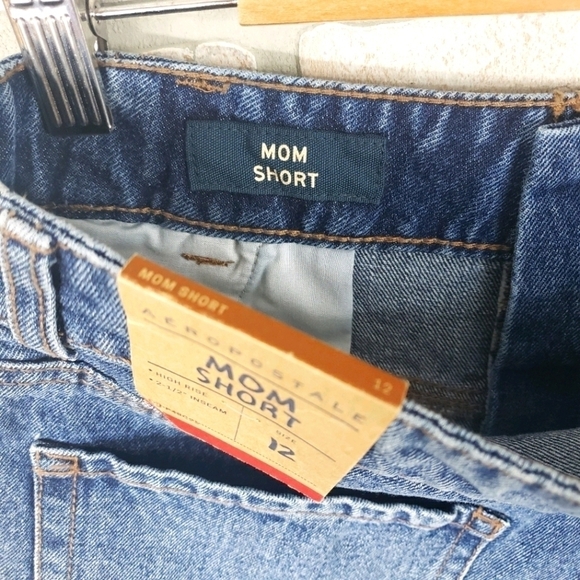 AEROPOSTALE High Rise Mom Shorts Size 12 - Picture 7 of 9